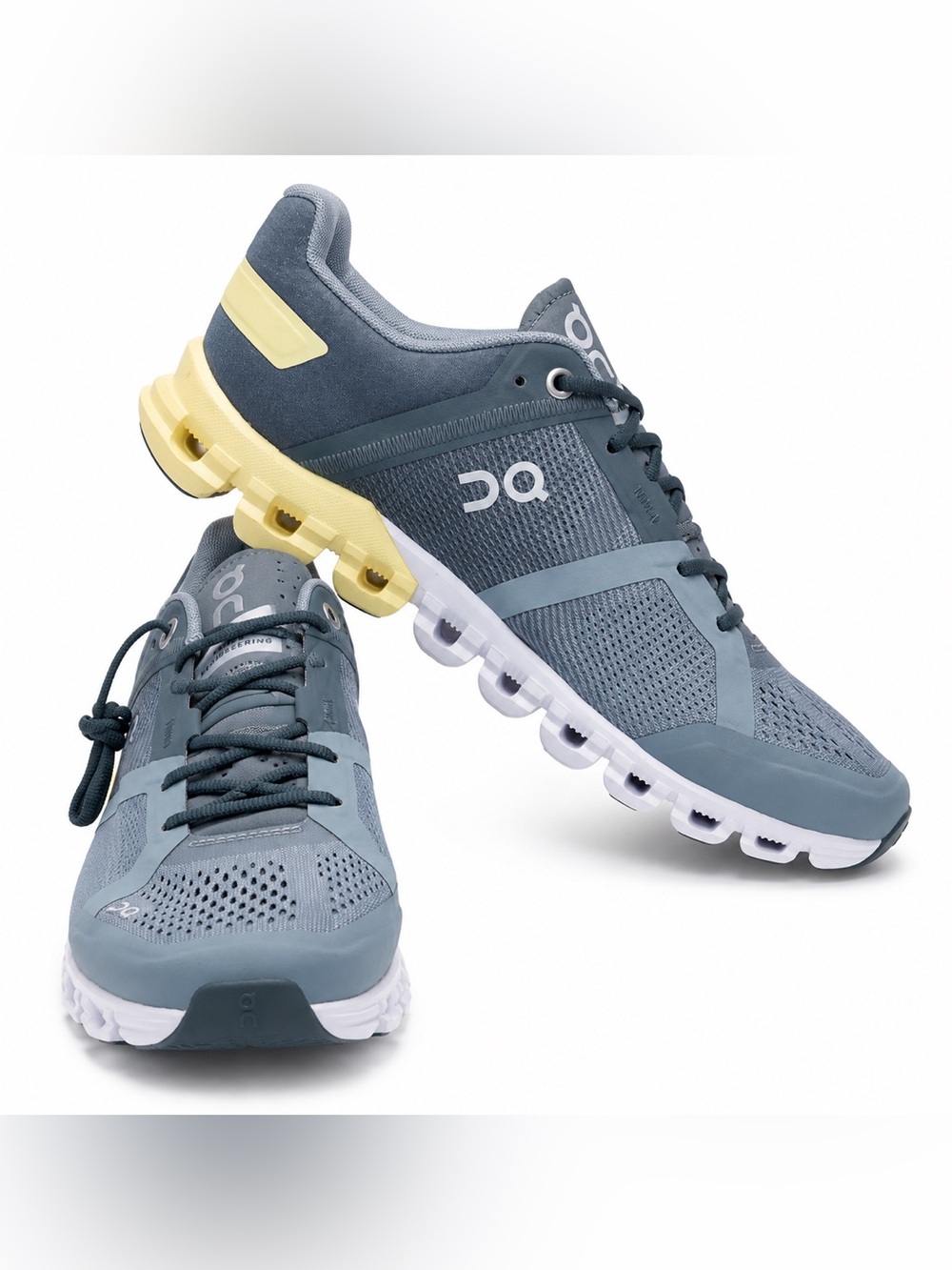 On Cloudflow Women’s Running Shoes Gray Yellow Size 6.5 New without box